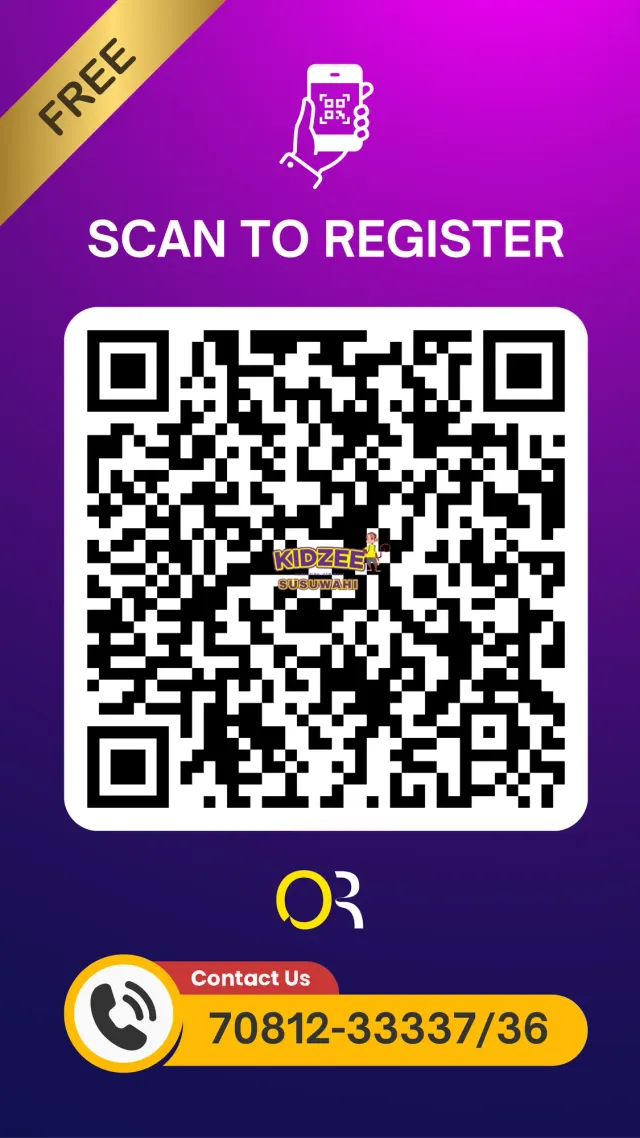 Scan-to-register poster for the Jingle & Brush art fest, stripped back to one instruction and the code because it has exactly one job