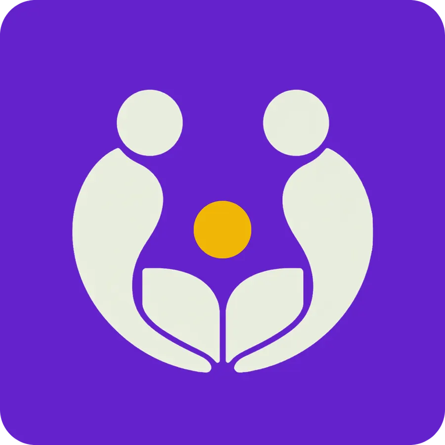 Logo mark for Victors Home Tutors, the Varanasi tuition bureau, drawn to stay readable as a small app avatar as well as on print